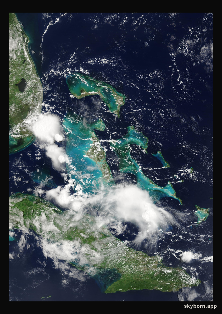 The Earth on 15 July 2024 · Bahamas