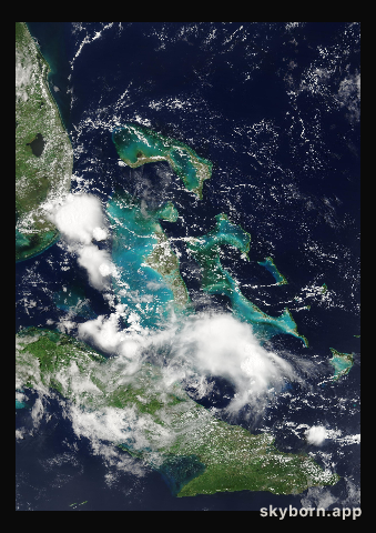 The Earth on 15 July 2024 · Bahamas