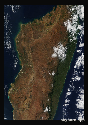 The Earth on 17 July 2024 · Madagascar