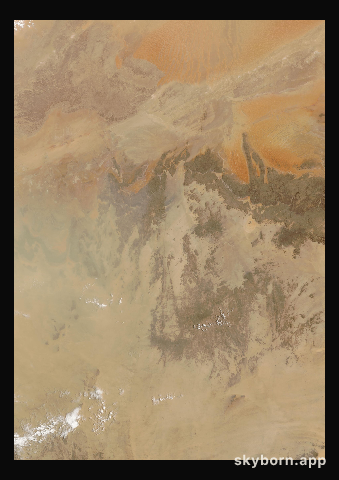 The Earth on 22 July 2024 · Sahara, Algeria