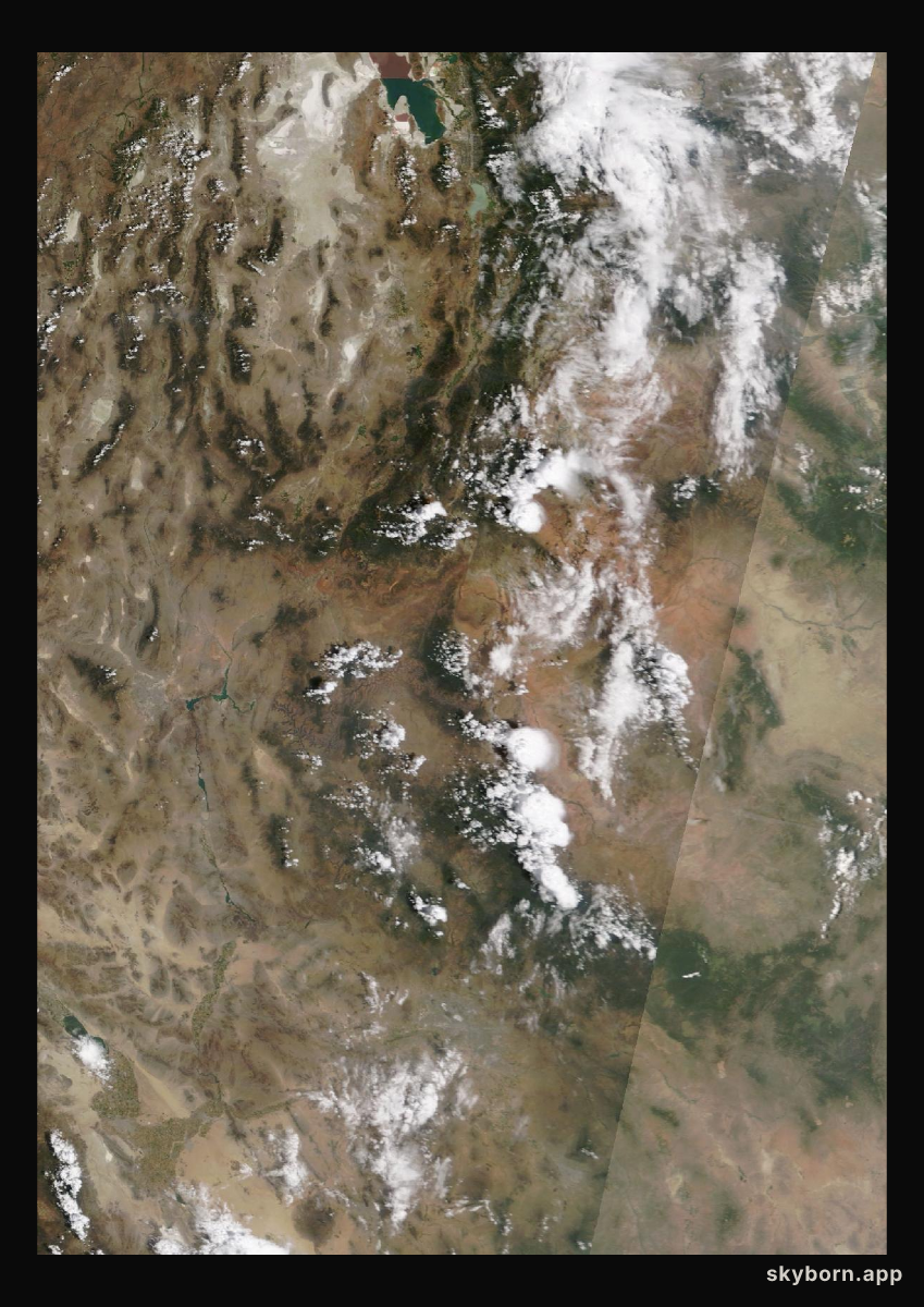 The Earth on 25 July 2024 · Colorado Plateau