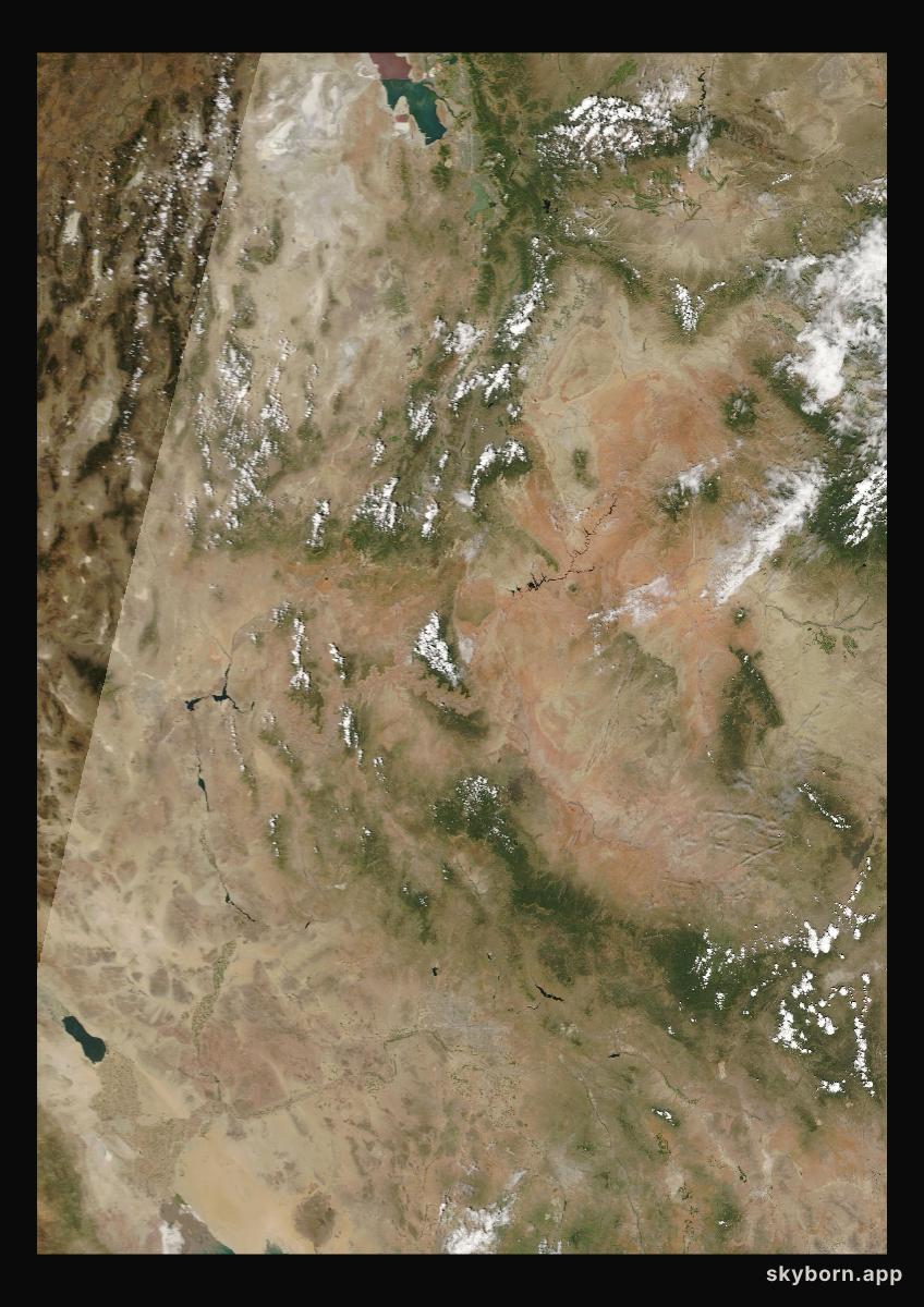 The Earth on 19 August 2024 · Colorado Plateau