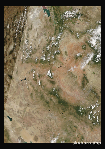 The Earth on 19 August 2024 · Colorado Plateau