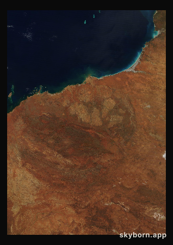 The Earth on 4 September 2024 · Pilbara, Western Australia