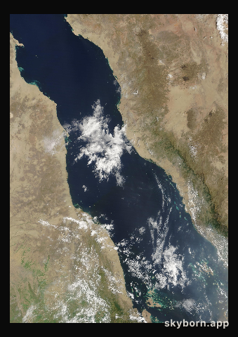 The Earth on 5 September 2024 · Red Sea