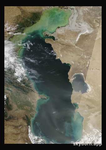 The Earth on 8 September 2024 · Caspian Sea