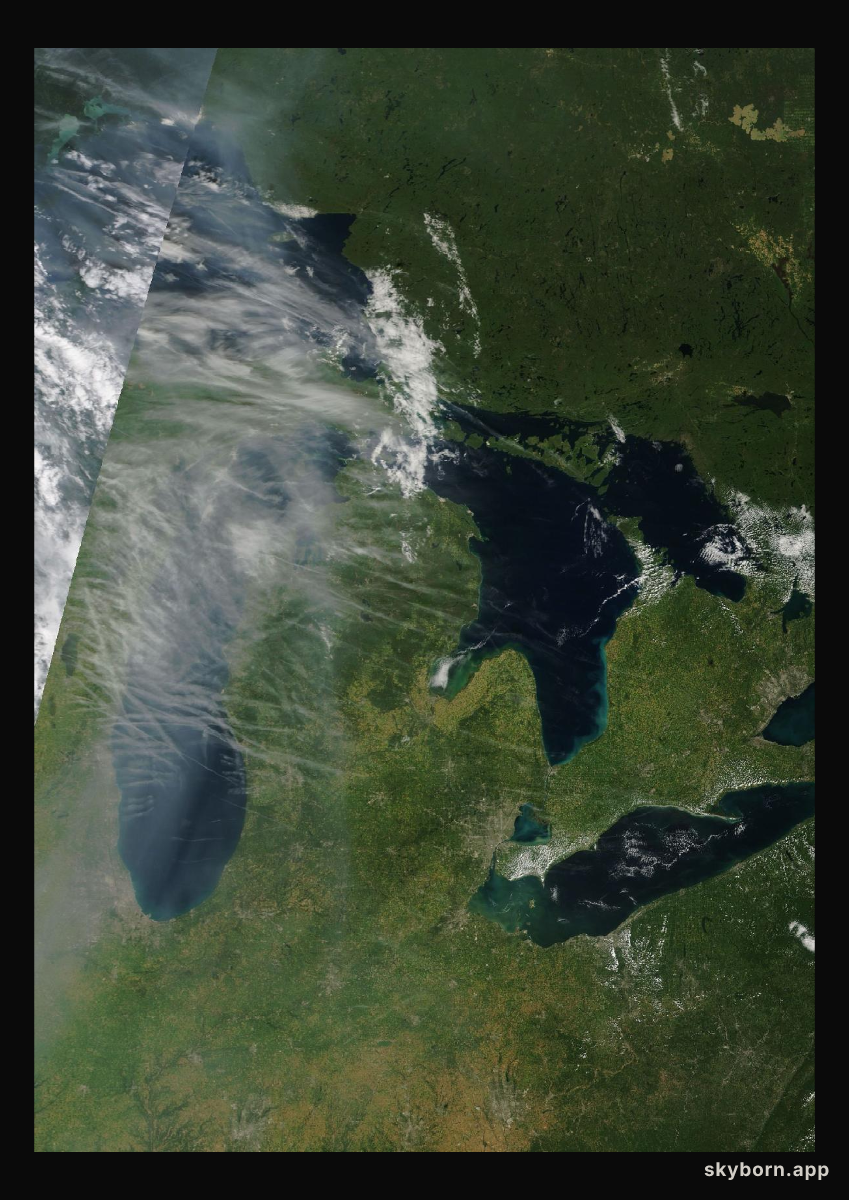 The Earth on 10 September 2024 · Great Lakes