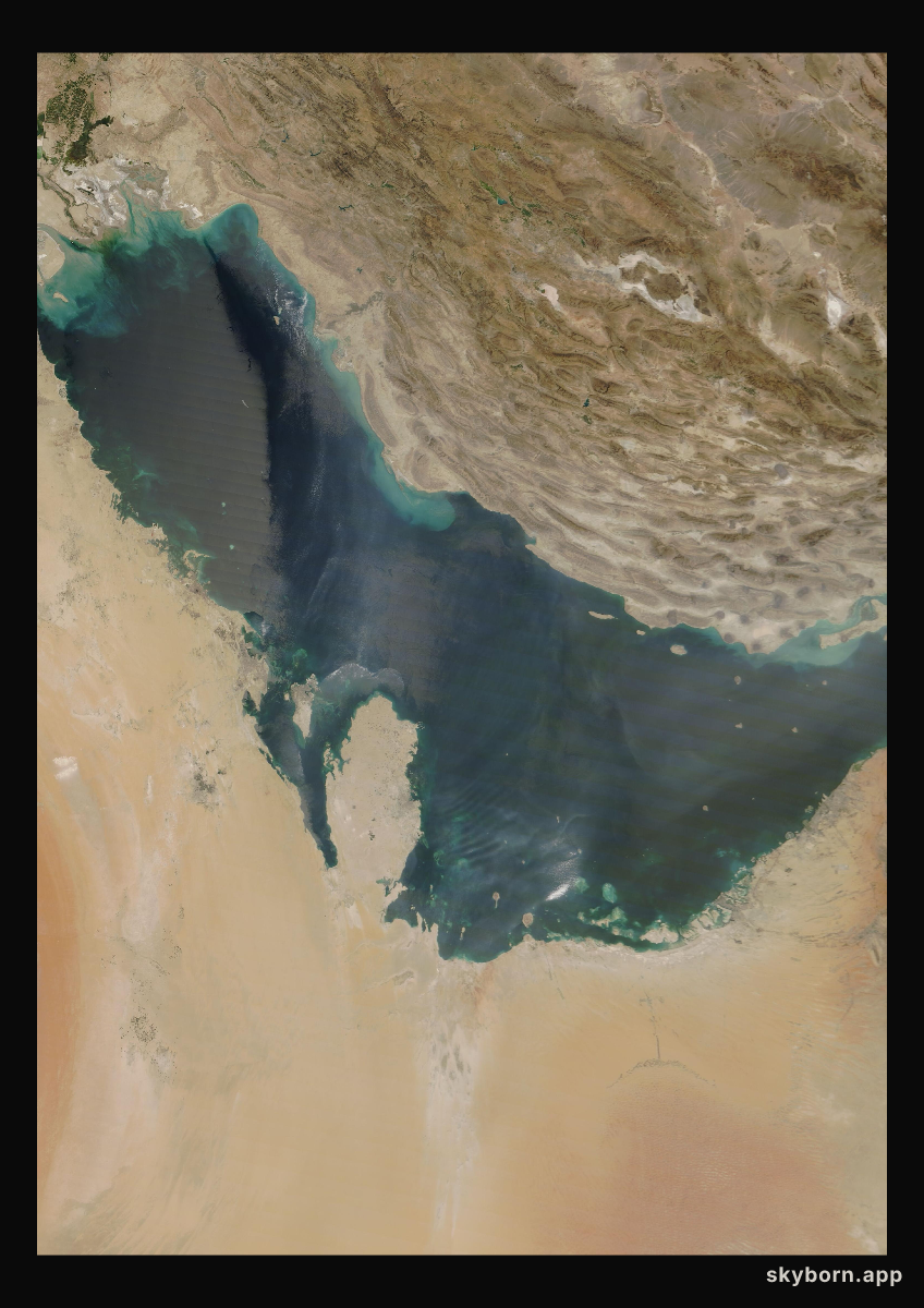 The Earth on 12 September 2024 · Persian Gulf