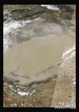 The Earth on 17 September 2024 · Taklamakan Desert