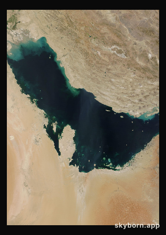 The Earth on 21 September 2024 · Persian Gulf