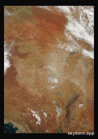 The Earth on 26 September 2024 · Lake Eyre, Australia