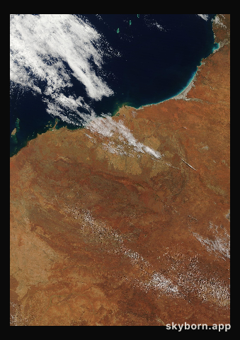 The Earth on 28 September 2024 · Pilbara, Western Australia
