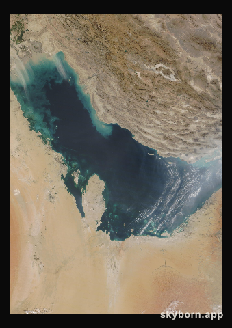 The Earth on 21 October 2024 · Persian Gulf