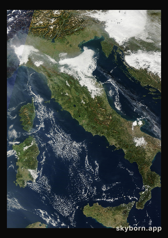 The Earth on 3 November 2024 · Italy and the Adriatic