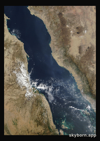 The Earth on 8 November 2024 · Red Sea