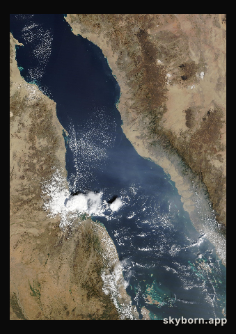 The Earth on 13 November 2024 · Red Sea