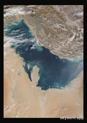 The Earth on 22 November 2024 · Persian Gulf