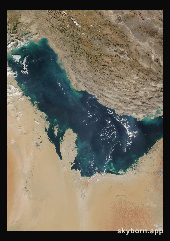 The Earth on 4 December 2024 · Persian Gulf