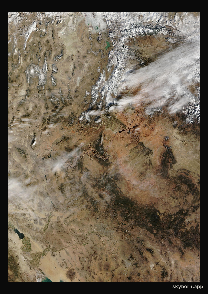 The Earth on 8 December 2024 · Colorado Plateau