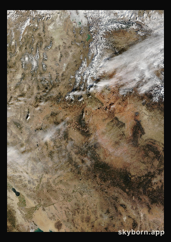 The Earth on 8 December 2024 · Colorado Plateau