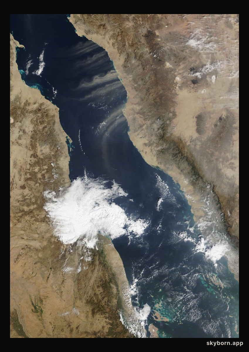 The Earth on 15 December 2024 · Red Sea