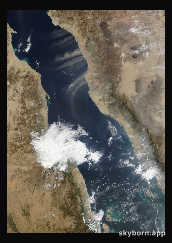 The Earth on 15 December 2024 · Red Sea