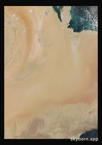 The Earth on 16 December 2024 · Empty Quarter, Arabia