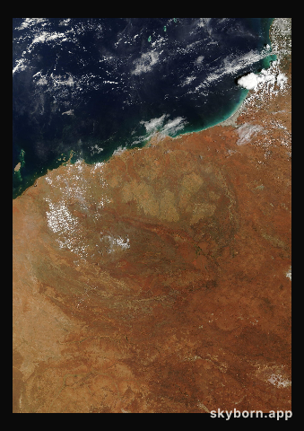 The Earth on 18 December 2024 · Pilbara, Western Australia