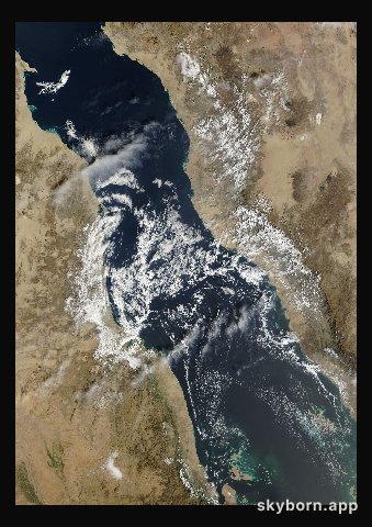 The Earth on 27 December 2024 · Red Sea