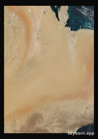 The Earth on 5 January 2025 · Empty Quarter, Arabia