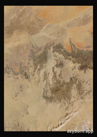 The Earth on 7 January 2025 · Sahara, Algeria