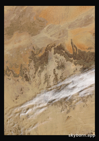 The Earth on 27 January 2025 · Sahara, Algeria