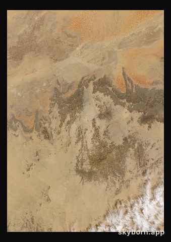 The Earth on 3 February 2025 · Sahara, Algeria