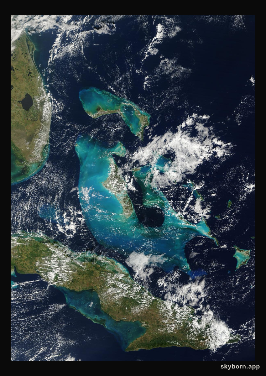 The Earth on 6 February 2025 · Bahamas