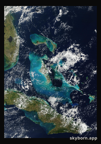 The Earth on 6 February 2025 · Bahamas