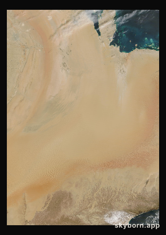 The Earth on 11 February 2025 · Empty Quarter, Arabia