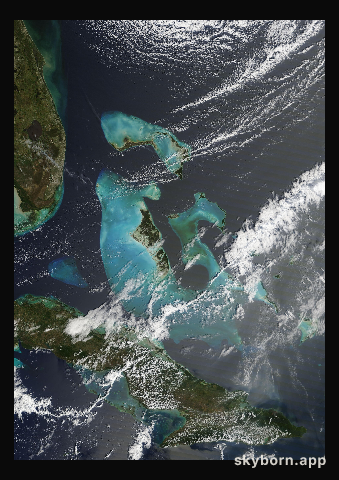 The Earth on 6 March 2025 · Bahamas