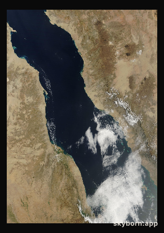 The Earth on 11 March 2025 · Red Sea