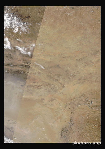 The Earth on 19 March 2025 · Gobi Desert