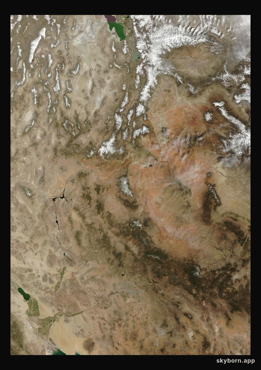The Earth on 24 March 2025 · Colorado Plateau