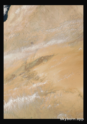 The Earth on 2 April 2025 · Eye of the Sahara, Mauritania