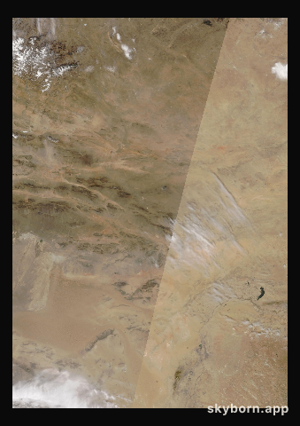The Earth on 5 April 2025 · Gobi Desert