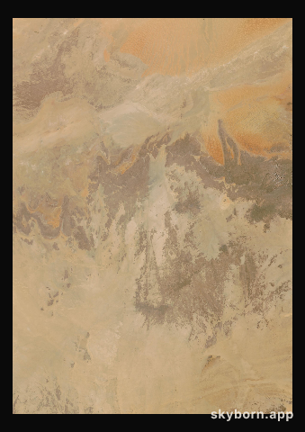 The Earth on 8 April 2025 · Sahara, Algeria