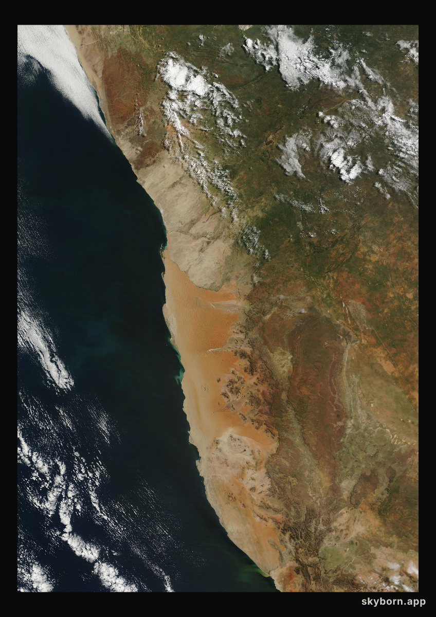 The Earth on 14 April 2025 · Namib Desert