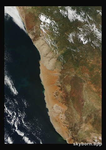 The Earth on 14 April 2025 · Namib Desert