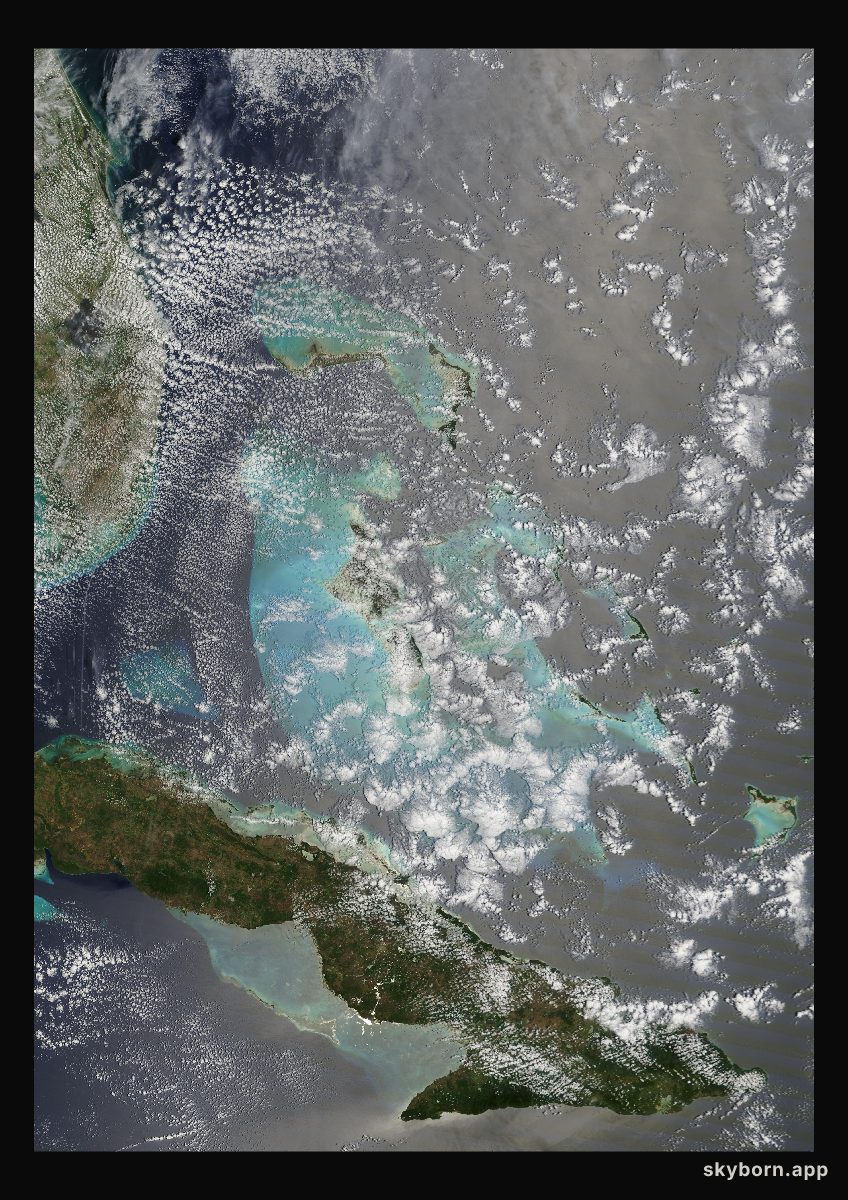The Earth on 22 April 2025 · Bahamas