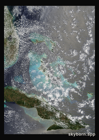 The Earth on 22 April 2025 · Bahamas