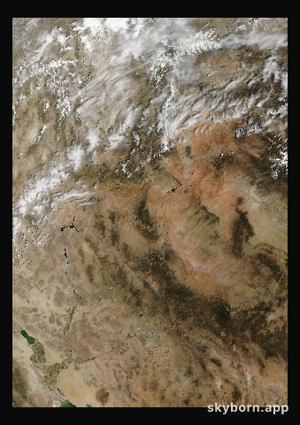 The Earth on 23 April 2025 · Colorado Plateau