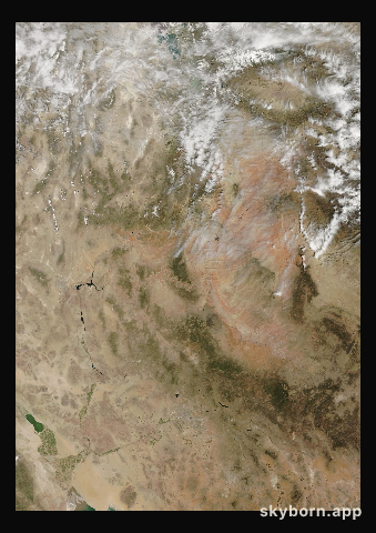 The Earth on 25 April 2025 · Colorado Plateau