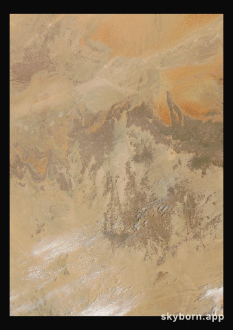 The Earth on 28 April 2025 · Sahara, Algeria